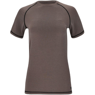 Whistler Athene dame t-shirt uld/bambus - Dame - Brun
