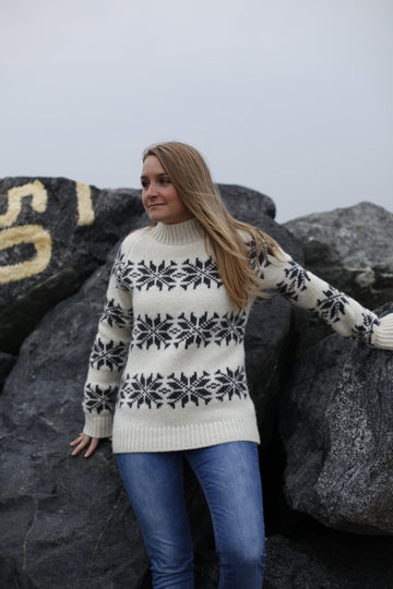 Norwool Uldsweater - Hvid
