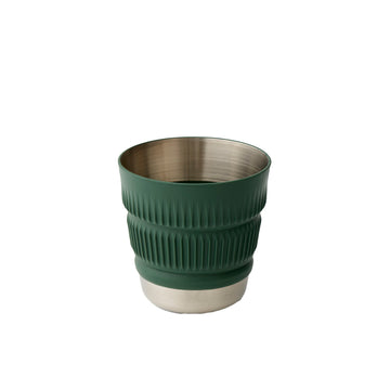 Sea to Summit Detour Stainless Steel Collapsible Mug - Green Laurel Wreath Green