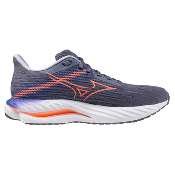 Mizuno Wave inspire 21 - Dame - Blue Granite/Striking Coral/Iris Bloom