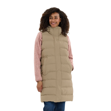 WHISTLER Joana lang puffer vest - Dame - Fallen Rock