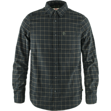Fjällräven Övik Flannel skjorte - Herre - Dark Grey