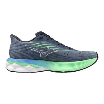 MIZUNO Wave skyrise 6 M - Herre - Vintage Indigo/White/Neo mint