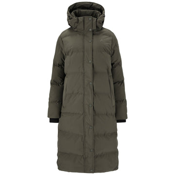 Whistler Adalee long puffer jakke - Dame - Green ink