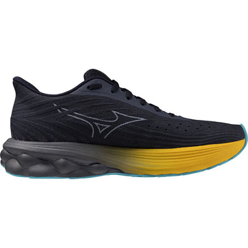 MIZUNO Wave skyrise 6 - Herre - Odyssey Gray/Icelandic Blue/Citrus