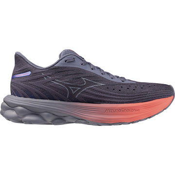MIZUNO Wave skyrise 6 - Dame - Blue Granite/Icelandic Blue/Blue/Striking Coral