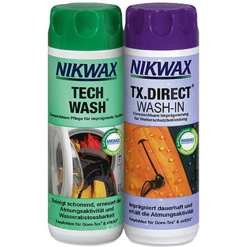 Nikwax Tech Wash + Tx Direct 2pk.