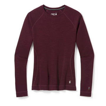 SmartWool dame baselayer - Black Cherry Heather
