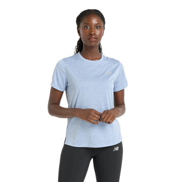 New Balance Athletics T-Shirt Dusk shower heather - Dame