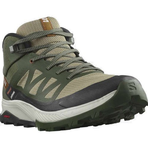 Salomon OUTRISE mid GTX - Olive Night/Rainy Day/Sugar Almond