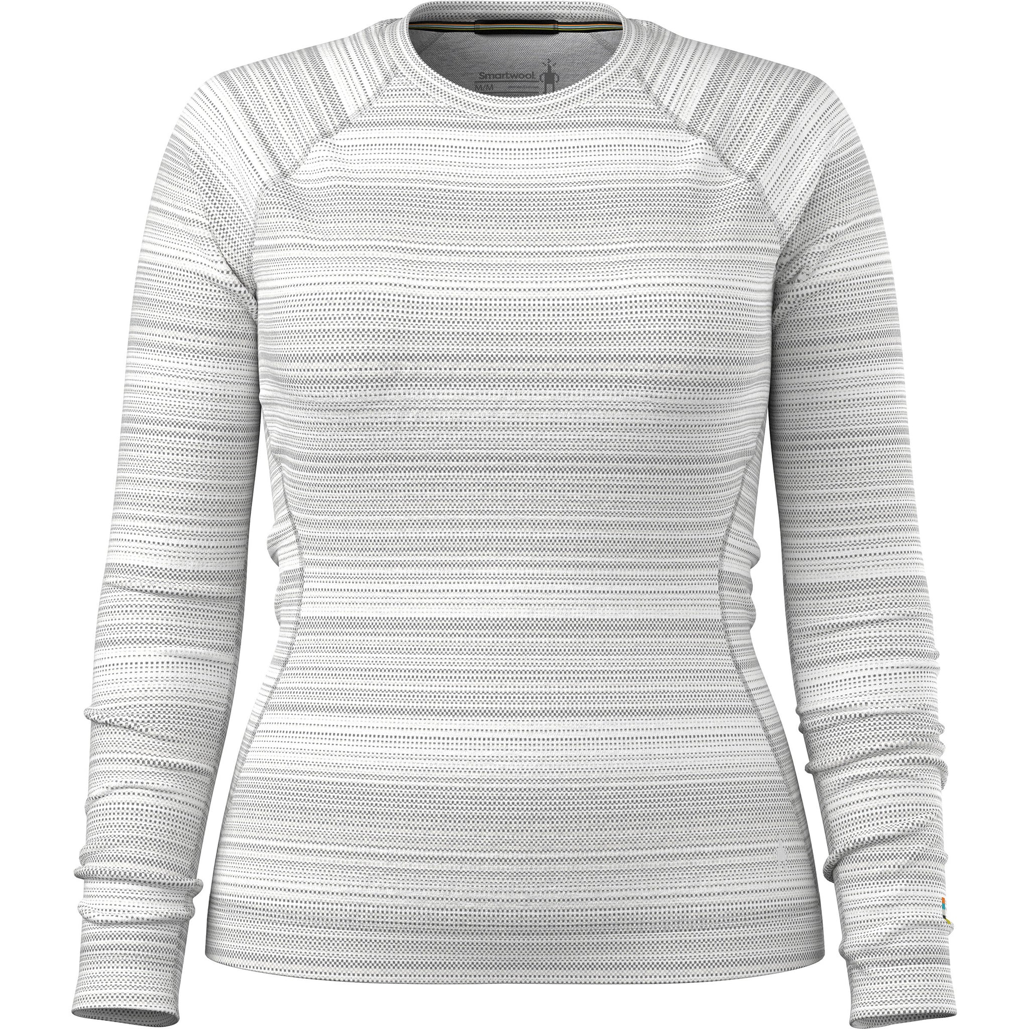 SmartWool Baselayer m. rund hals - Dame - Light gray color shift