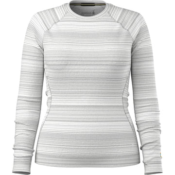 SmartWool Baselayer m. rund hals - Dame - Light gray color shift