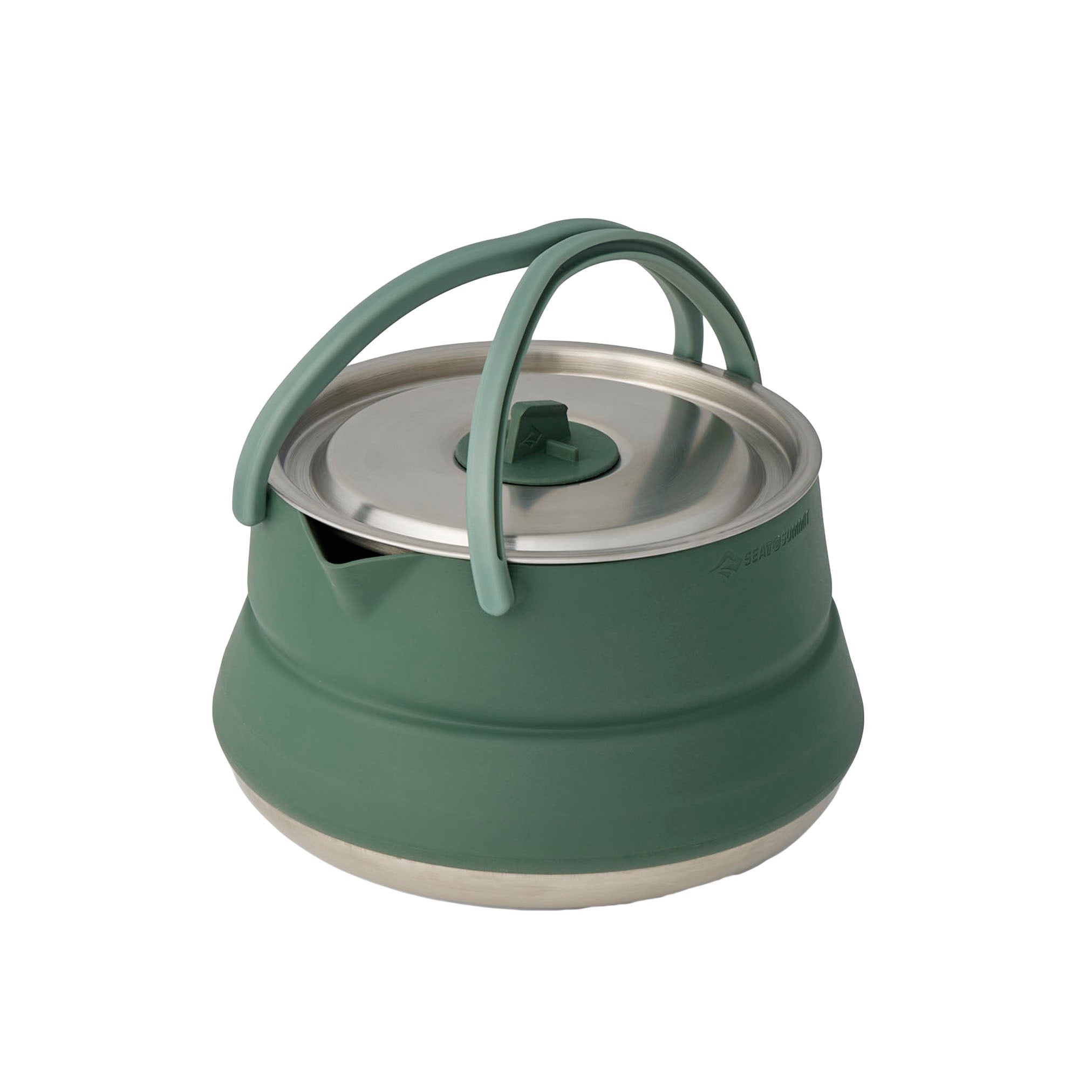 Sea to Summit Detour Stainless Steel Collapsible Kettle - 1.6L Laurel Wreath Green