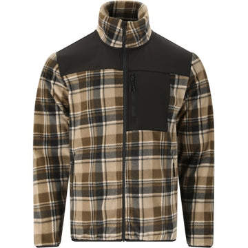 Whistler Astrali Checked fleece - Herre - Dark Olive