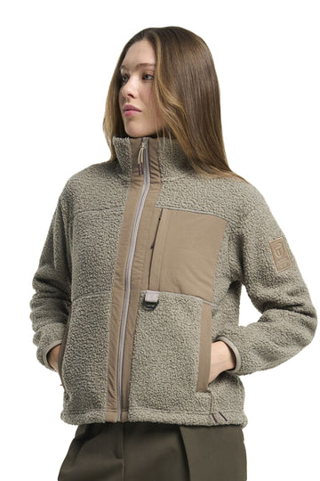 Tenson Camper Fleece - Dame - Taupe