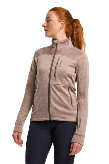 Tenson Nauka Midlayer - Dame - Taupe
