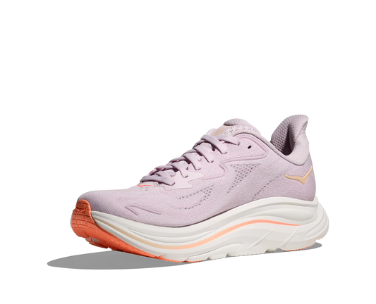 HOKA Clifton 10 - Dame - Lilac Cream/Tangerine Glow