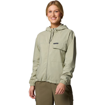 Columbia Skien Valley hooded LS Shirt - Dame - Lys grøn