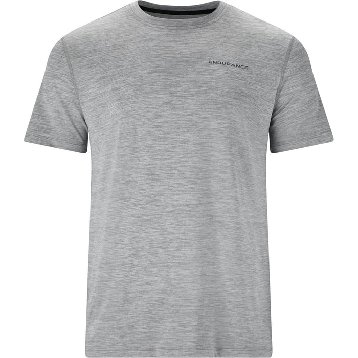 ENDURANCE Abdon Melange t-shirt  - Herre - Light grey melange