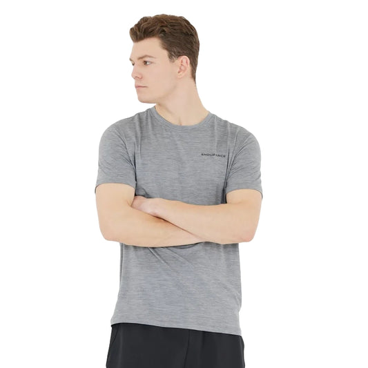 ENDURANCE Abdon Melange t-shirt  - Herre - Light grey melange