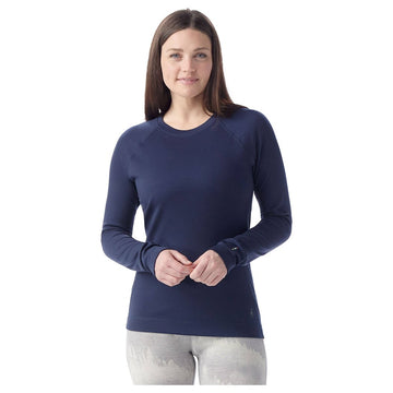 SmartWool Baselayer m. rund hals - Dame - Navy