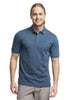 Tenson txlite melange polo - Herre - Blue grey