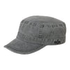 MJM Cuba Dyed Cotton Twill cap - Herre - black