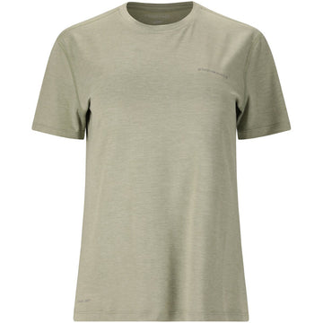 ENDURANCE Alvaly melange t-shirt  - Dame -Seagrass