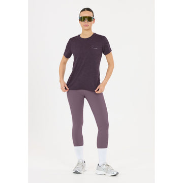 ENDURANCE Alvaly melange t-shirt - Dame - Nightshade
