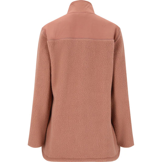 WHISTLER Felis Teddy fleece long - Dame - Burlwood