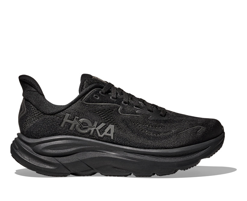 HOKA Clifton 10 - DAME - BLACK/BLACK