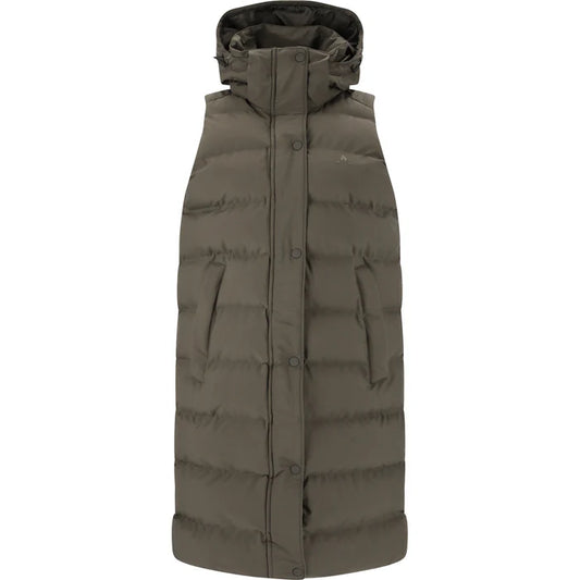 WHISTLER Joana lang puffer vest - Dame - Grøn