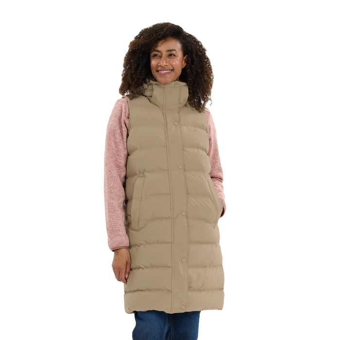 WHISTLER Joana lang puffer vest - Dame - Fallen Rock