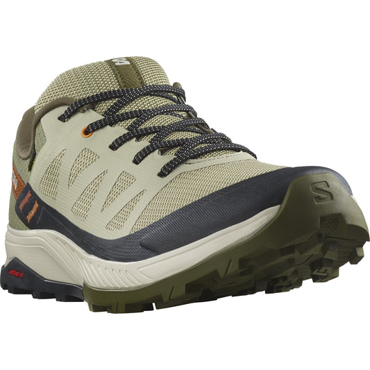 SALOMON Outrise GTX Moss Gray_Olive Night_Sugar Almond