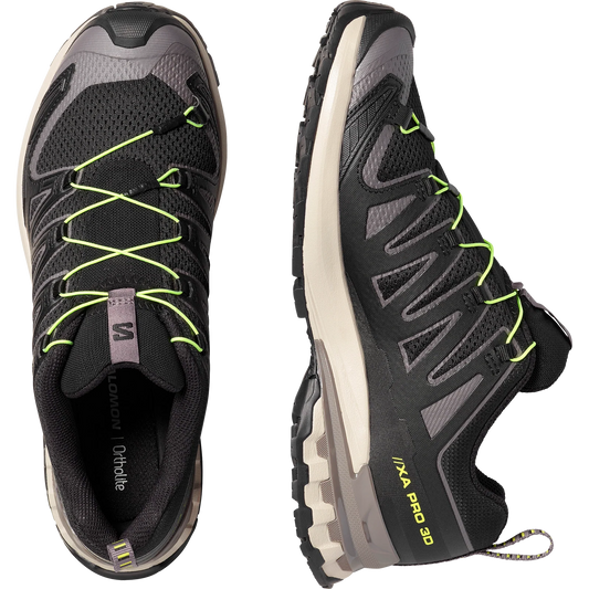 Salomon XA PRO 3D V9  - Herre - Black/Dark gull/Acid