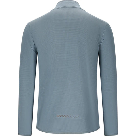 ENDURANCE Ledger waffle melange midlayer - Herre - Citadel