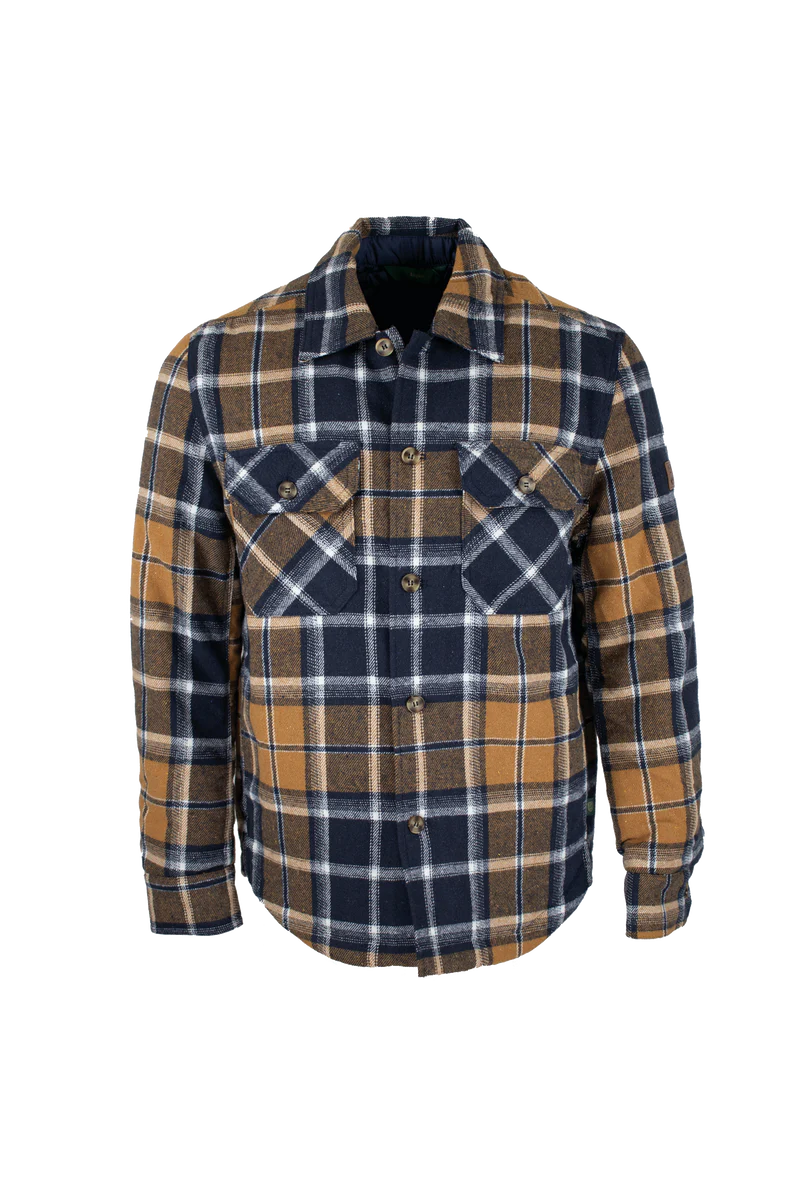Oxford blue skjorte orange