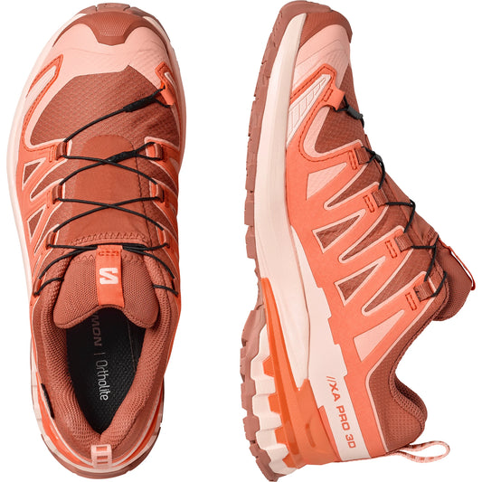 Salomon XA PRO 3D V9  GTX - Dame - Pecan Brown / Nectarine