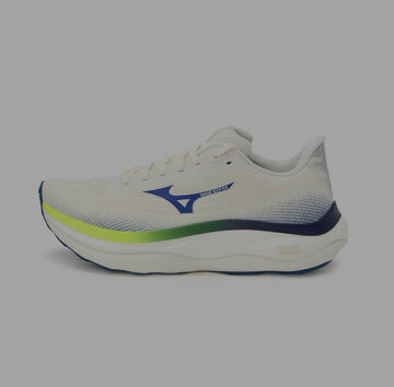 Mizuno Wave Sky 9 - Herre - SnowWhite/ Lightning yellow