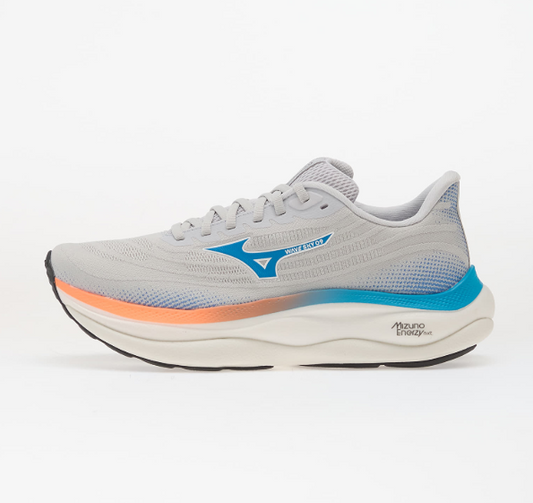Mizuno WAVE SKY 9 - Herre - Cloudscape/Blue Jewel/Lava Orange