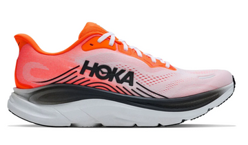 HOKA Clifton 11 - HERRE - Neon Tangerine/Frost