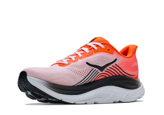 HOKA Clifton 11 - HERRE - Neon Tangerine/Frost