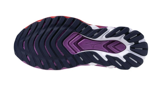 Mizuno Wave  Skyrise 7 - Dame - Rhodonite/White/Tomato Puree