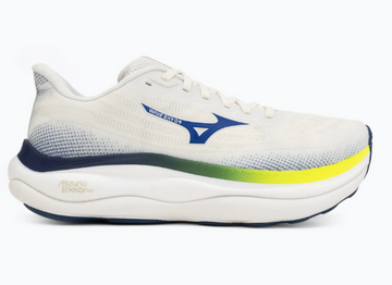 Mizuno Wave Sky 9 - Herre - SnowWhite/ Lightning yellow