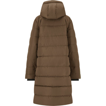 Whistler Amaret long puffer frakke - Dame - Chocolate Chip