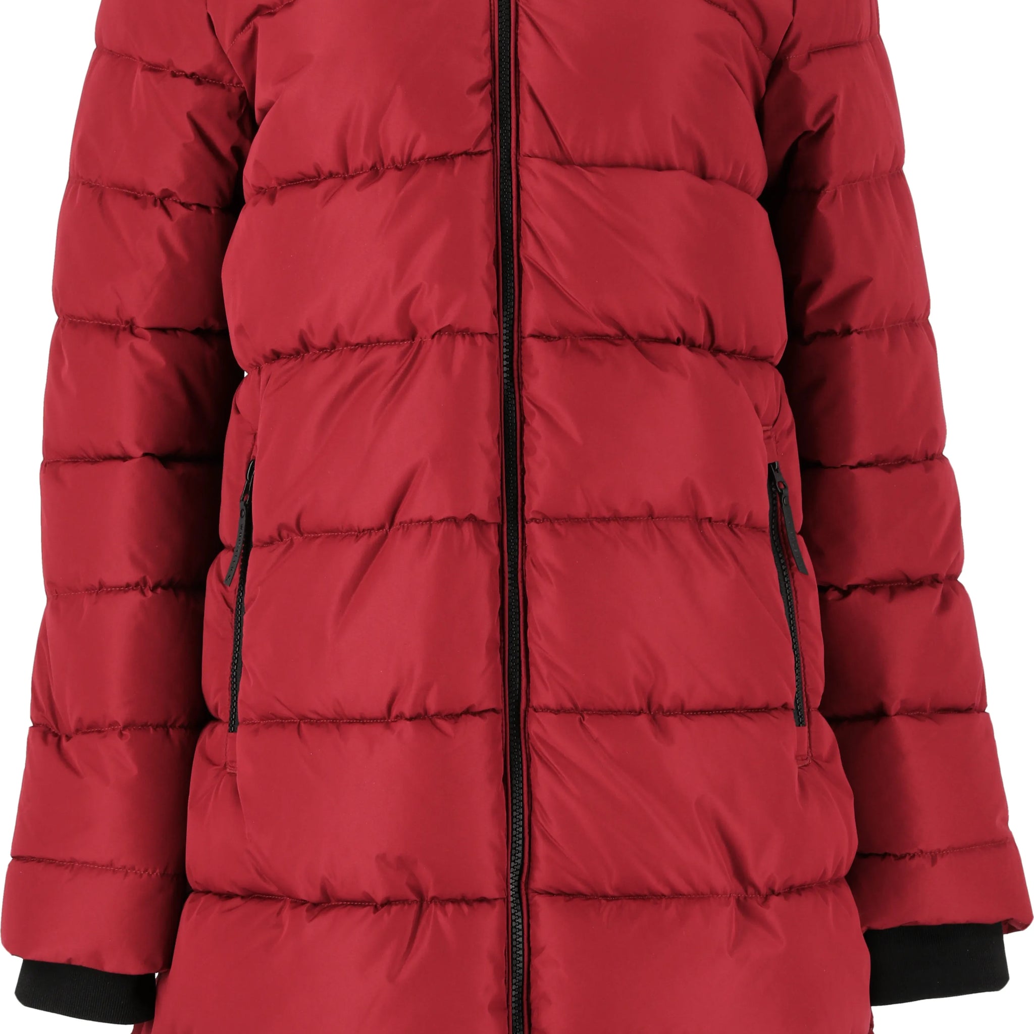 WHISTLER Amaret long puffer frakke - Dame - Sun dried tomato