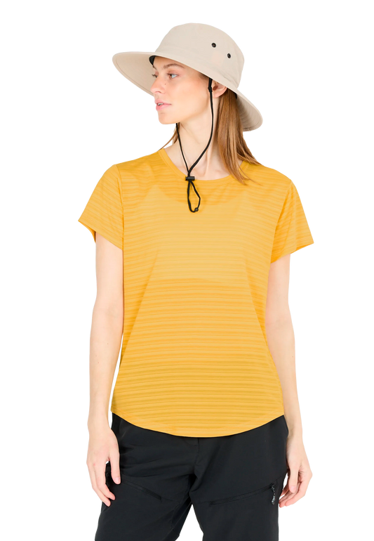 Whistler Skylon t-shirt - Dame - Misted Yellow