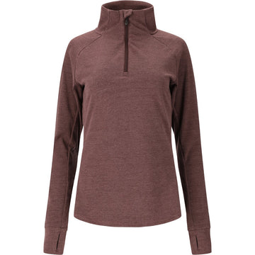 Whistler Half zip midlayer - Dame - Fudgde