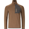Whistler Helge Half zip midlayer - Herre - Chocolate Clip