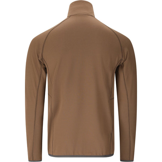 Whistler Helge Half zip midlayer - Herre - Chocolate Clip